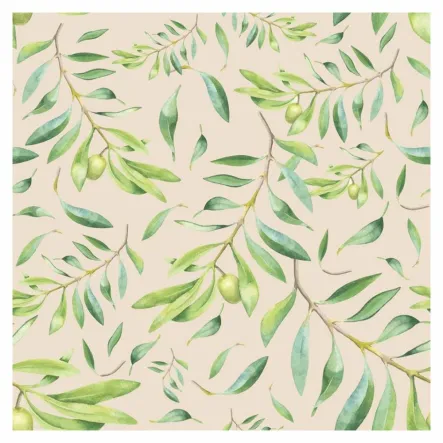 Serwetki Stołowe Bambusowe Olives 20 Sztuk - Chic Mic