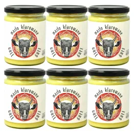 6 x Masło Klarowane Ghee 400 g - Pięć Przemian