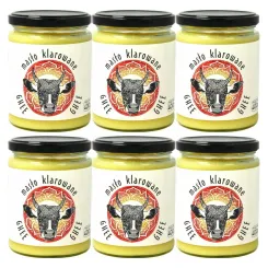 6 x Masło Klarowane Ghee 400 g - Pięć Przemian