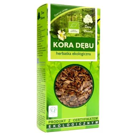 Kora Dębu Herbatka Eko 100 g Dary Natury