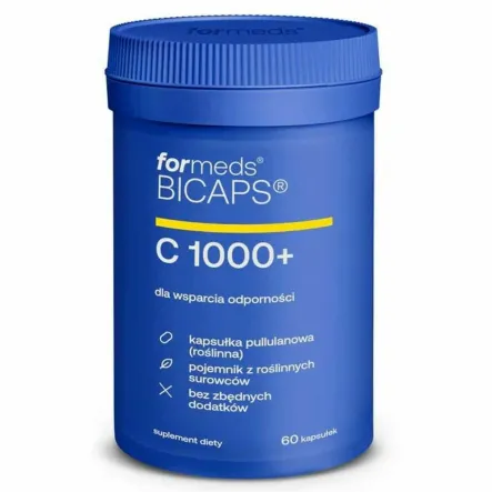 Bicaps C1000+ Witamina C+ Bioflawonoidy Cytrusowe 60 kapsułek - Formeds