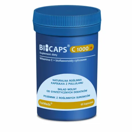 C1000+ Witamina C+ Bioflawonoidy Cytrusowe 60 kapsułek - BICAPS