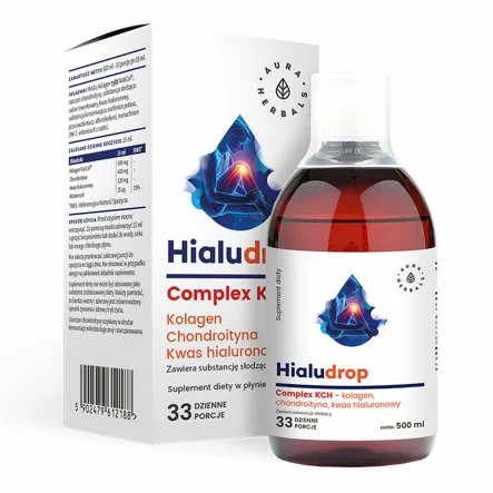 Hialudrop Complex KCH 500 ml - Aura Herbals - Wyprzedaż