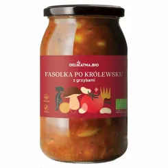 Fasolka po Królewsku z Grzybami Bio 900 ml - Delikatna.Bio
