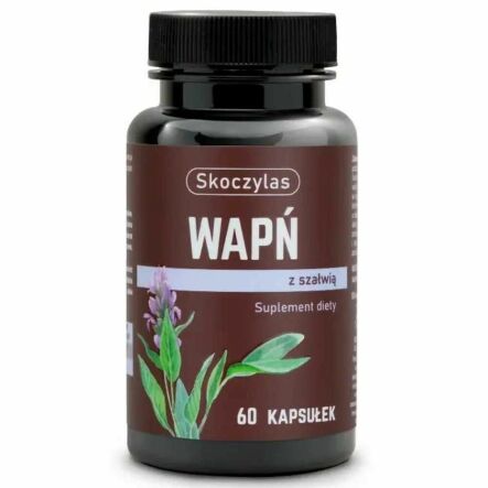 Wapń z Szałwią 60 Kapsułek - Skoczylas