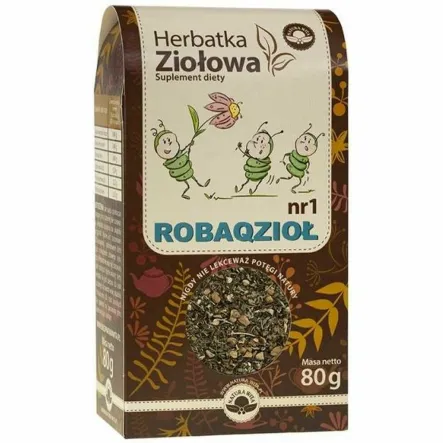 Herbatka Ziołowa ROBAQZIOŁ NR 1 80 g - Natura Wita