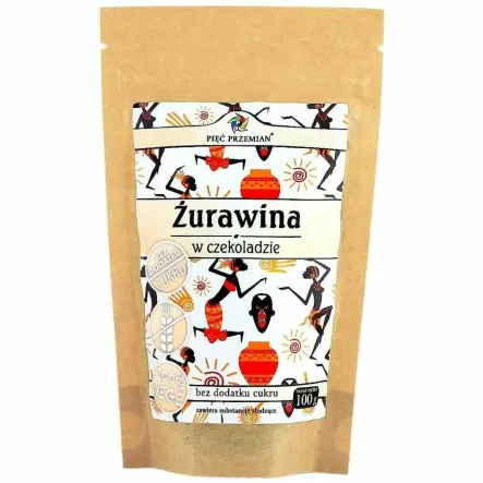 Żurawina w Czekoladzie Bez Dodatku Cukru Bezglutenowa 100 g -  Simpatiko