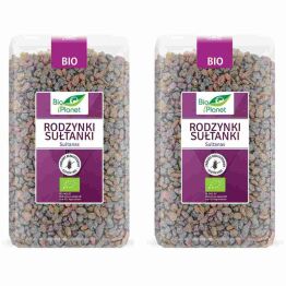 Zestaw 2 x Rodzynki Sułtanki Bio 1 kg - Bio Planet