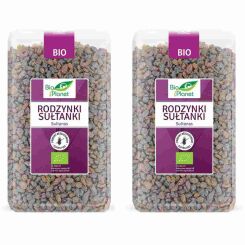 Zestaw 2 x Rodzynki Sułtanki Bio 1 kg - Bio Planet