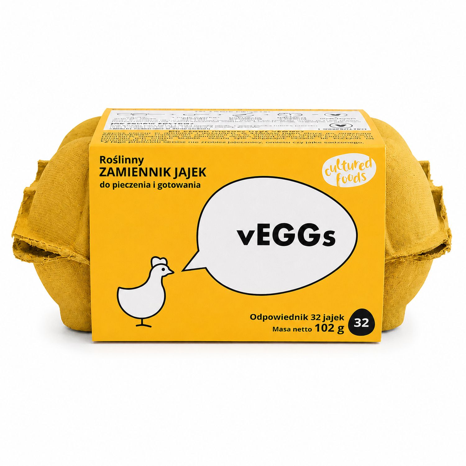 Roślinny Zamiennik Jajek 102 g - Veegs