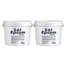 Zestaw 2 x Sól Epsom Siarczan Magnezu Wiadro 5 kg VitaFarm 