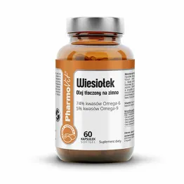 Wiesiołek Olej Tłoczony na Zimno 60 Kapsułek - Pharmovit