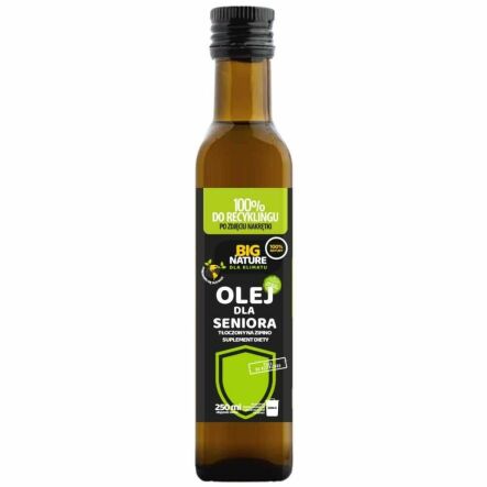 Olej Dla Seniora Tłoczony Na Zimno 250 ml - Big Nature (data: 17.08.2025)