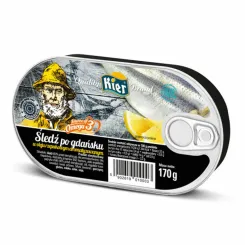 Śledź po Gdańsku w Oleju 170 g - Kier