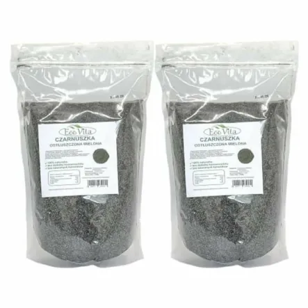 2 x Czarnuszka Mielona Odtłuszczona 1 kg - EOOVITA