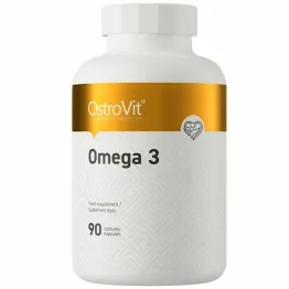 Omega 3 - 90 kapsułek - Kwasy Tłuszczowe DHA i EPA - OstroVit