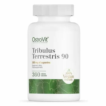 Tribulus Terrestris 90 (Buzdyganek Naziemny) VEGE 360 Tabletek - OstroVit