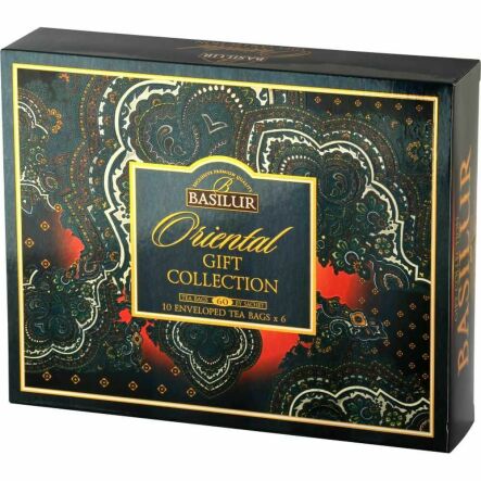 Mieszanka Herbat Czarnych/ Zielonych Oriental Assorted Gift Box 110 g (6x 10 Saszetek) - Basilur