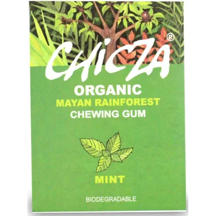 Guma do Żucia Mięta Biodegradowalna Bio 30 g Chicza