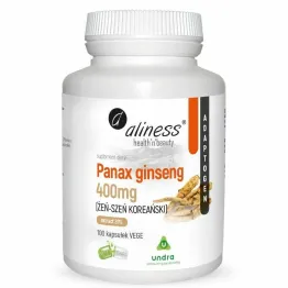 Panax Ginseng (Żeń - Szeń Koreański) 400 mg 100 Kapsułek - Aliness