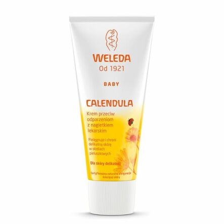 Calendula Krem dla Niemowląt i Dzieci Przeciw Odparzeniom z Nagietkiem Lekarskim 75 ml - Weleda