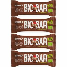 4 x Baton Daktylowy Kakao and  Kokos Bez Dodatku Cukru Bezglutenowy Bio 35 g - Naura
