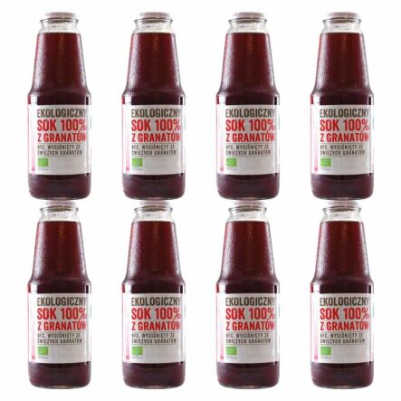 8 x Sok z Granatów NFC Bio 1 l Ekowital
