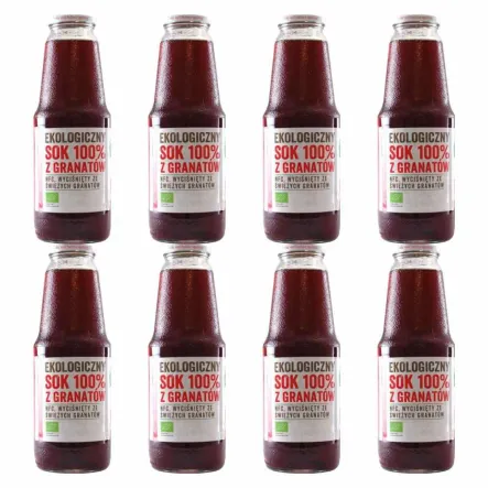 8 x Sok z Granatów NFC Bio 1 l Ekowital
