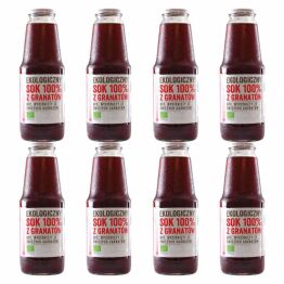 8 x Sok z Granatów NFC Bio 1 l Ekowital