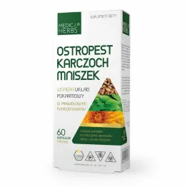 Ostropest Karczoch Mniszek 60 Kapsułek - Medica Herbs
