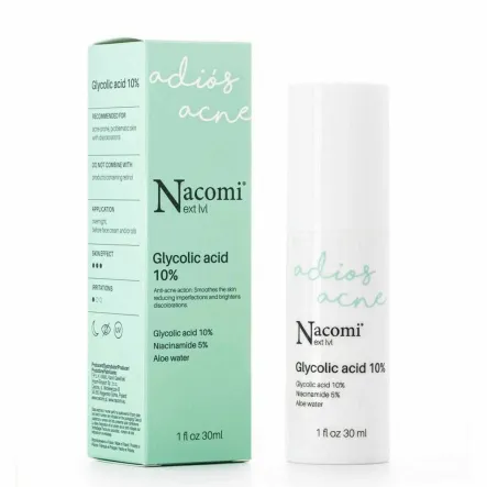 Serum KWAS GLIKOLOWY 10% 30 ml - Nacomi