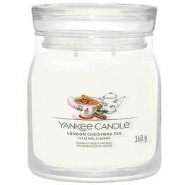 Świeca Średnia LONDON CHRISTMAS TEA - Wosk Sojowy 368 g - Yankee Candle
