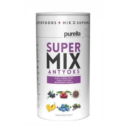 Supermix Antyoks Suplement Diety 150 g - Purella - Przecena Krótka Data Minimalnej Trwałości