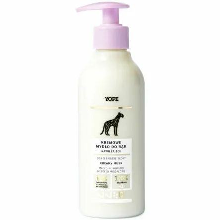 Kremowe Mydło w Płynie Nawilżające Creamy Musk 300 ml - Yope