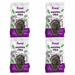4 x Nasiona Chia 500 g - Vivio - Nasiona Szałwii Hiszpańskiej