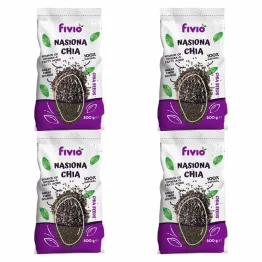 4 x Nasiona Chia 500 g - Vivio - Nasiona Szałwii Hiszpańskiej