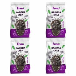 4 x Nasiona Chia 500 g - Vivio - Nasiona Szałwii Hiszpańskiej