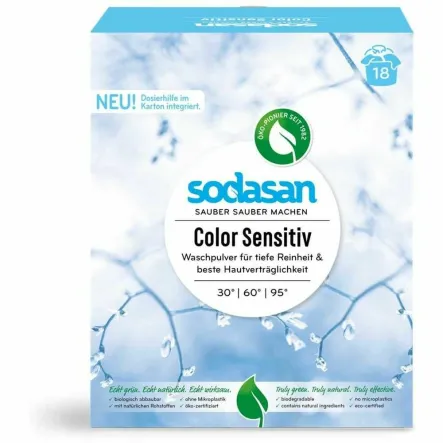 Proszek do Prania Uniwersalny KOLOR Sensitive BIO 1,01 kg - Sodasan