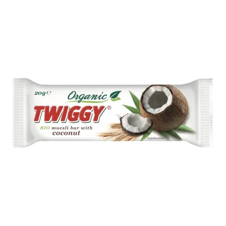 Baton Musli z Kokosem Bio 20 g Twiggy 