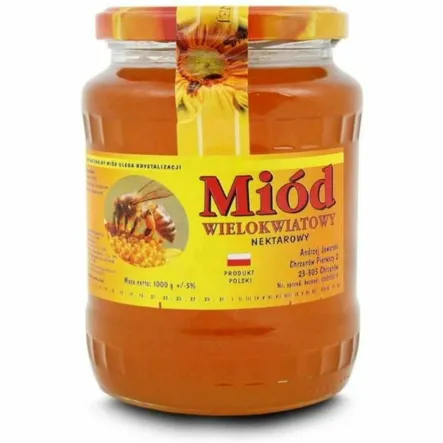 Miód Wielokwiatowy 1 kg - Gospodarstwo Rolne Andrzej Jaworski