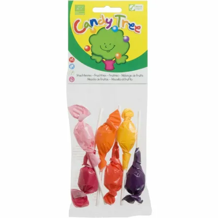 Lizaki Okrągłe Mix Bio Bezglutenowe 60 g  (6x 10 g) - Candy Tree