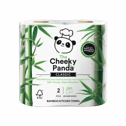 Bambusowy Ręcznik Kuchenny 2 Rolki - Cheeky Panda