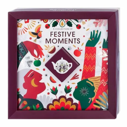 Zestaw Herbat i Herbatek Świątecznych Chwile Rozkoszy Bio 60 g (32 Saszetki w 4 Smakach) - English Tea Shop