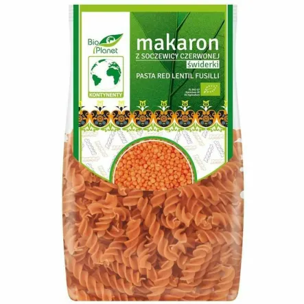Makaron z Soczewicy Czerwonej Świderki Bio 250 g - Bio Planet