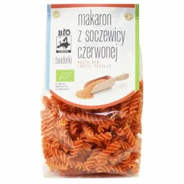 Makaron z Soczewicy Czerwone Świderki Bio 250 g Bio Europa