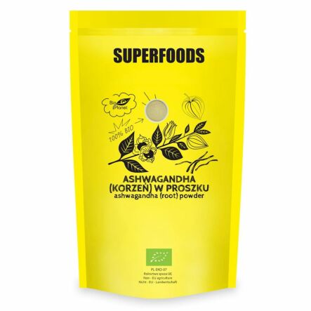 Ashwagandha Korzeń w Proszku Bio 800 g - Bio Planet