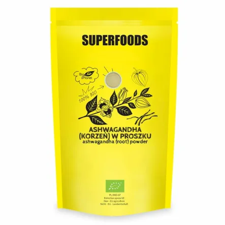 Ashwagandha Korzeń w Proszku Bio 800 g - Bio Planet