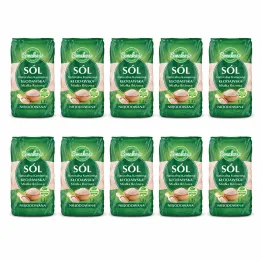 11 kg - Sól Kłodawska Kamienna Naturalna Miałka Różowa Niejodowana 10x 1,1 kg - Smakosz