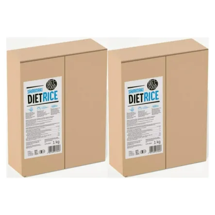 2 x Makaron Konjac Rice 1 kg Diet Food - Makaronik Keto w kształcie Ryżu 1000 g