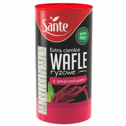 Extra Cienkie Wafle Ryżowe z Amarantusem 110 g Sante 